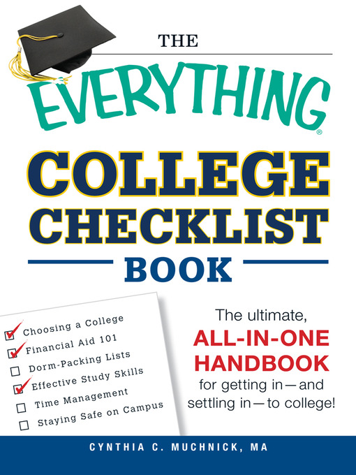 Title details for The Everything College Checklist Book by Cynthia C. Muchnick - Available